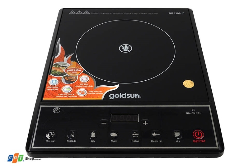 Bếp hồng ngoại đơn 2000W Goldsun GIF3500 (hình 5)